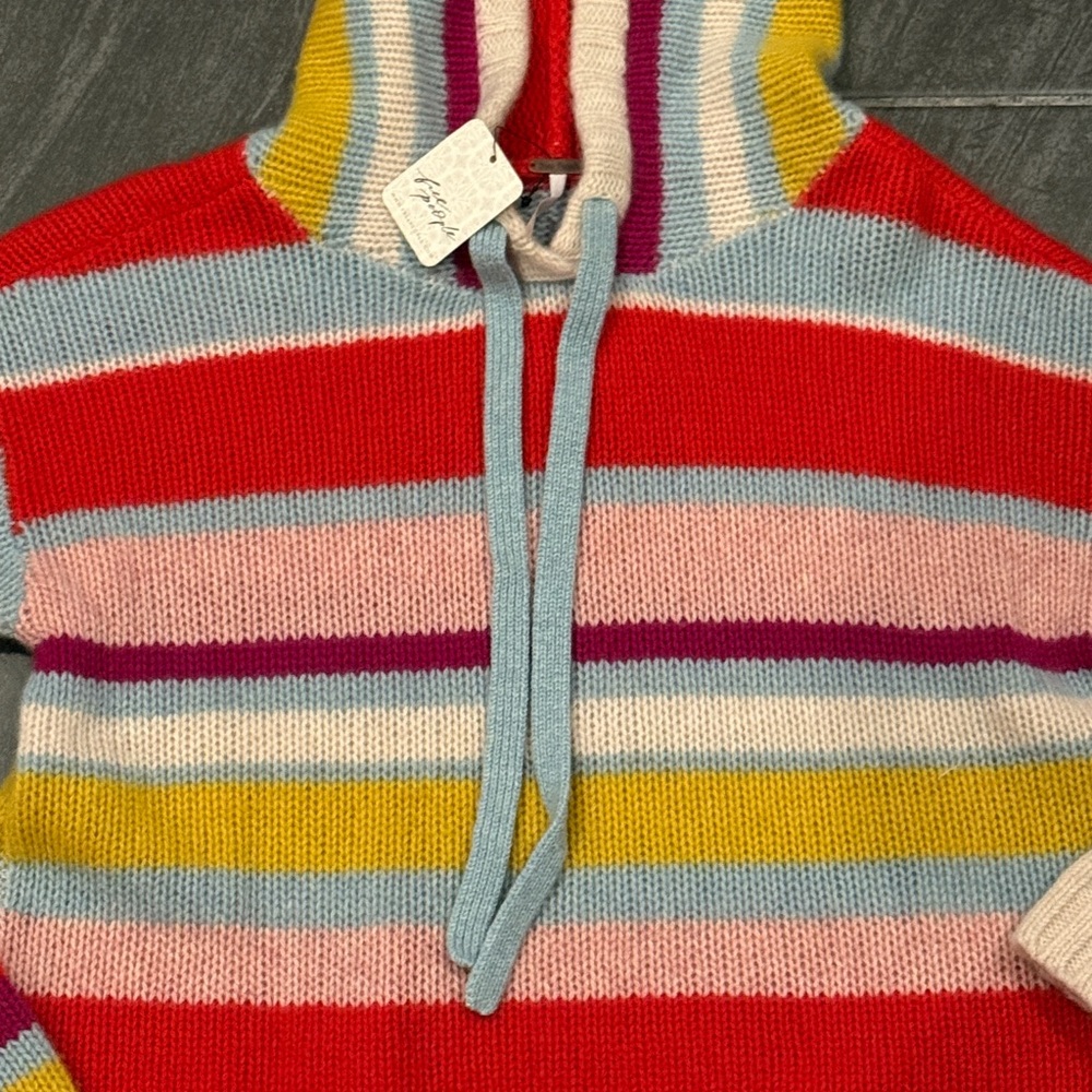 Free People Candy Lane Cashmere Hoodie - Picture 4 of 10